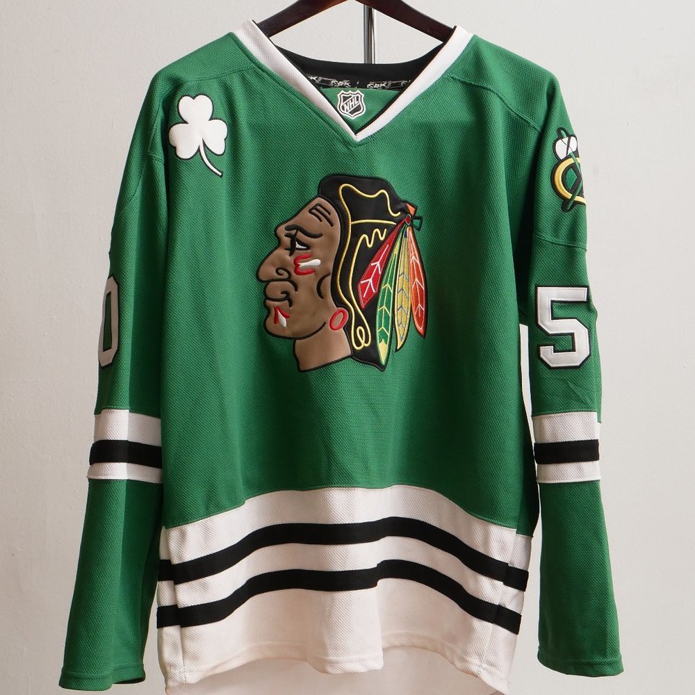 Blackhawks Corey Crawford 50 Jersey